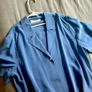 Everlane Clean Silk Button Down